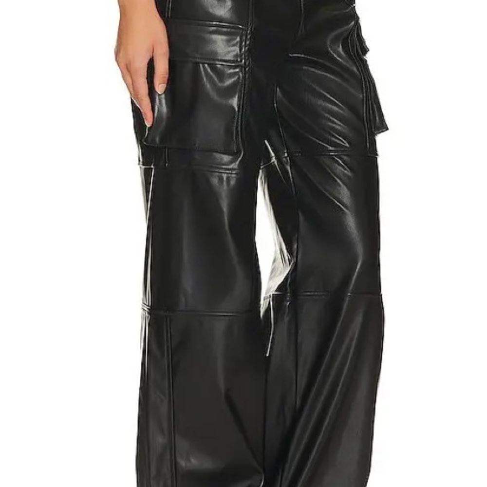 Superdown Halley Faux Leather Pant New With Tags Size S - Picture 4 of 11